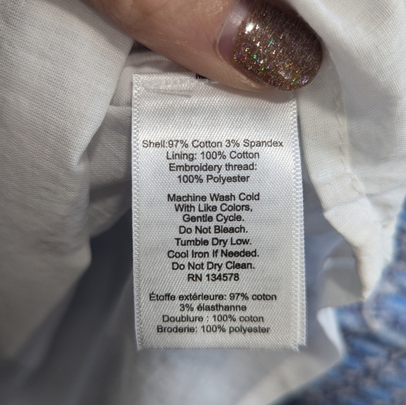 NWT Vineyard Vines Dress Embroidered Cisco Swing Dress Blue White Stripe, Sz 0 - Picture 7 of 9